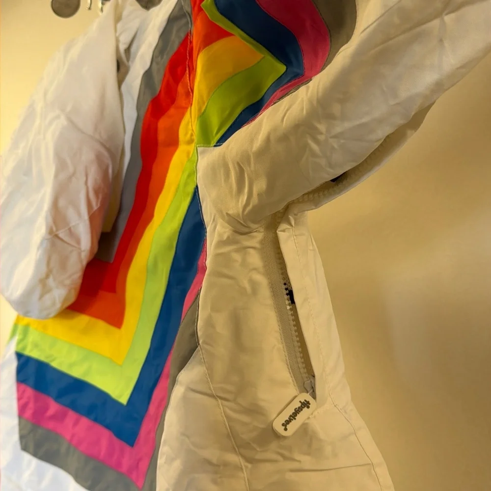 Tipsy Elves Women's Rainbow Road Snowboard / Ski Jacket NWOT W-S - Picture 4 of 4